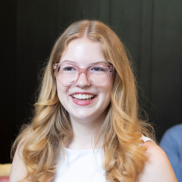 Student smiling